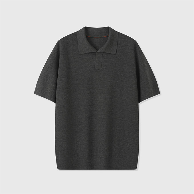 loro piana empire pure wool short sleeve polo shirt